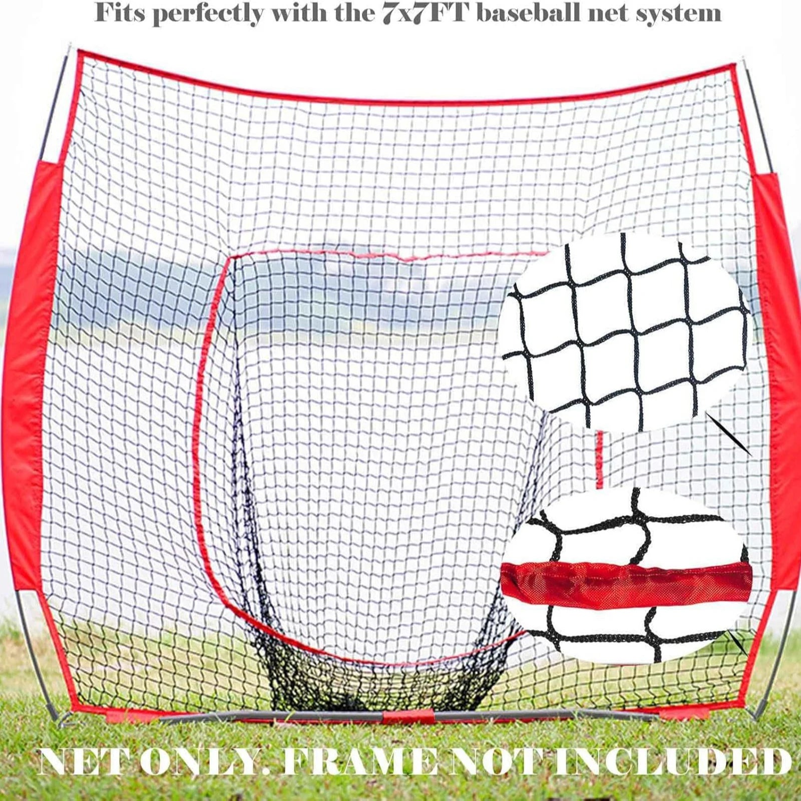 Replacement Baseball Net Training Net Baseball Pitching Net Versatile Practice Net Softball Net for Batting Fielding Catching