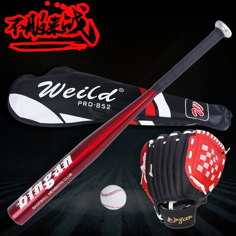 Children's Baseball Set Practice Bat Sofall Glove Home Run Base Ball Equipment for Kids Sports Fitn Fans Supplies