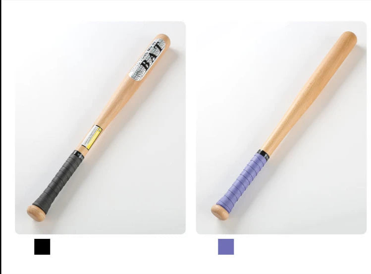 Wood Baseball Bat And Softball Gloves Ball Youth Children 21inch Outdoor Sports Home Person Self-Defense Gear