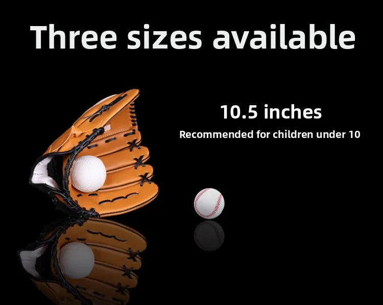 Baseball Gloves for Children Youth Adults Pitcher cher Batting Gloves Soft Leather Sports Fitn Fans Supplies