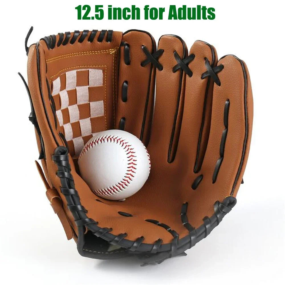Outdoor Sport Baseball Glove Catcher Baseball Softball Training Practice Equipment Left Hand For Kids/Teenagers/Adults