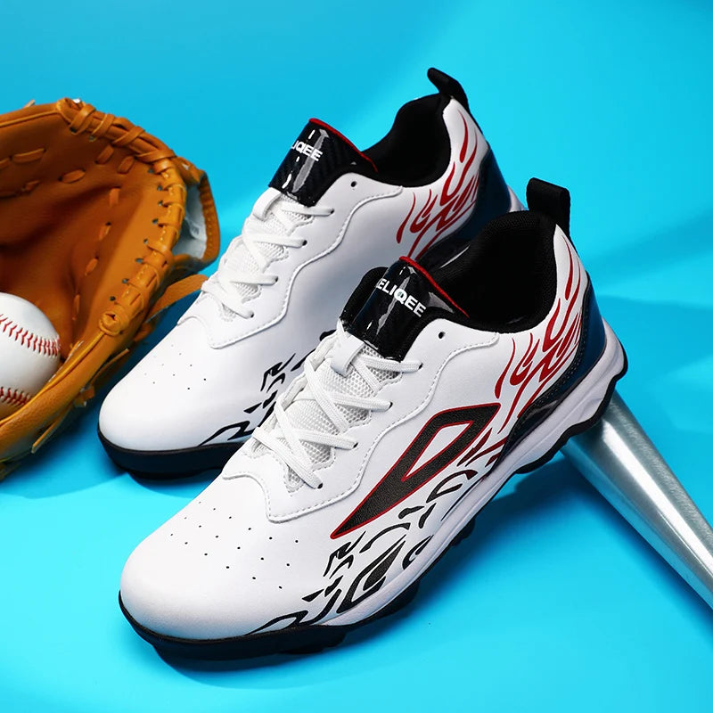 2025 New Men Baseball Sneakers Professional Softball Sport Shoes Non Slip Spiked Sneakers Comfortable Baseball Training Shoes