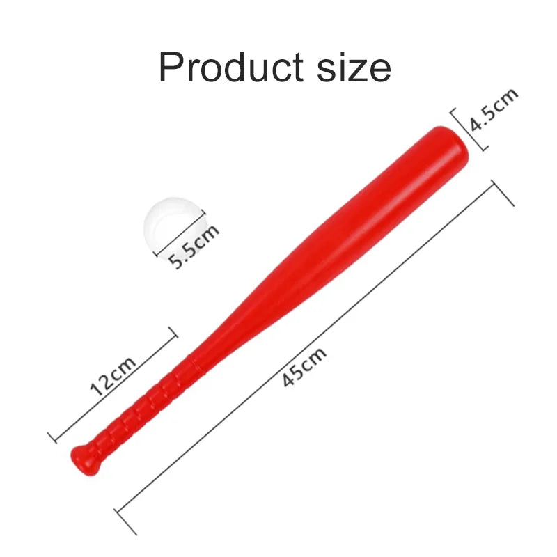 Mini Baseball Bat Plastic Lightweight Outdoor Indoor Sports Fitness Goods Morning Exercises Training Prop Leisure Game TMZ