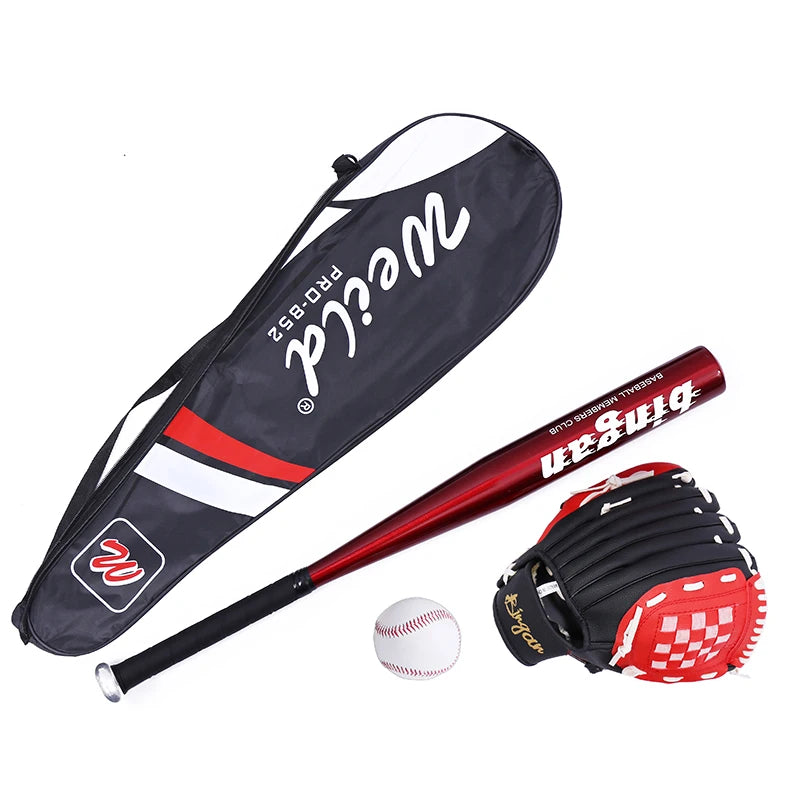 Children's Baseball Set Practice Bat Sofall Glove Home Run Base Ball Equipment for Kids Sports Fitn Fans Supplies