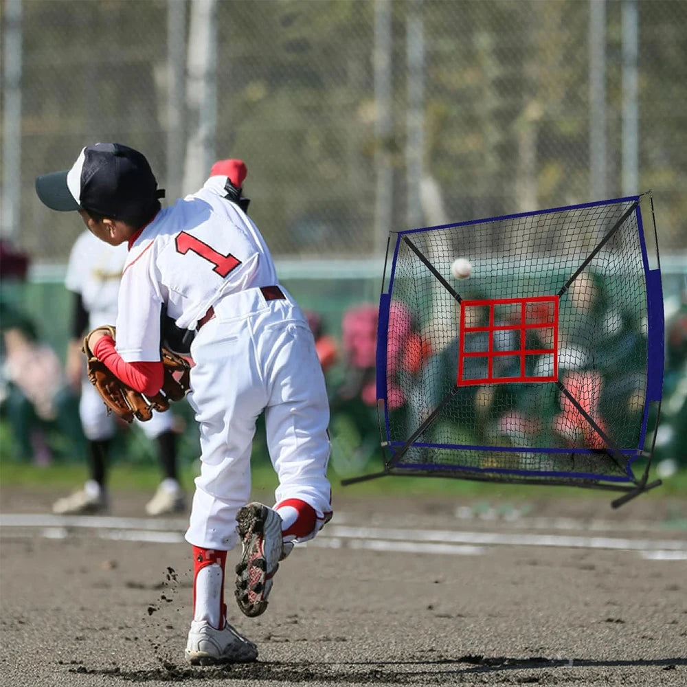 Adjustable Baseball Strike Target Net Baseball Softball Pitching Training Hitting Zone Target Net Baseball Training Equipment