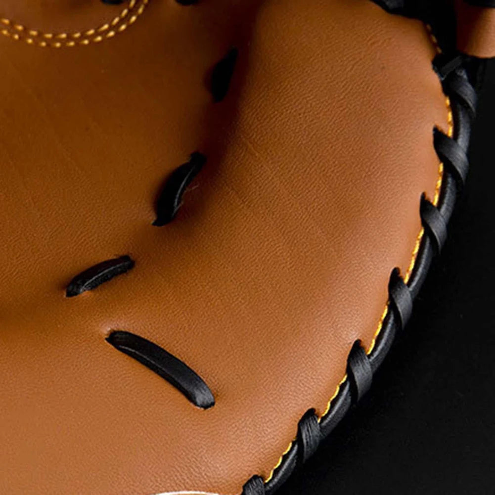 Baseball Glove PU Leather Baseball Mitt Thicken Baseball Fielding Glove Wear-resistant Softball Glove for Youth Adults Practice