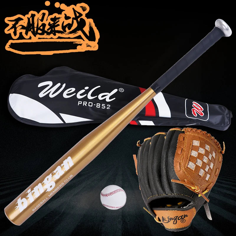 Children's Baseball Set Practice Bat Sofall Glove Home Run Base Ball Equipment for Kids Sports Fitn Fans Supplies