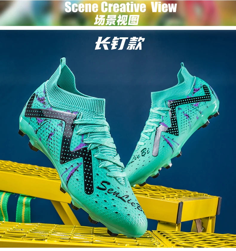 New Style Softball Shoes for Men Anti-Slip Long Spikes Baseball Sneakers Women Baseball Training Shoes Low Top Outdoor Sneakers