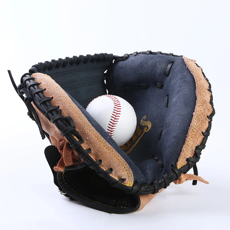 Profional Baseball Gloves Leather Adult Infield Pitcher Sofall Gloves Full Cowhide Training Sports Fans Supplies