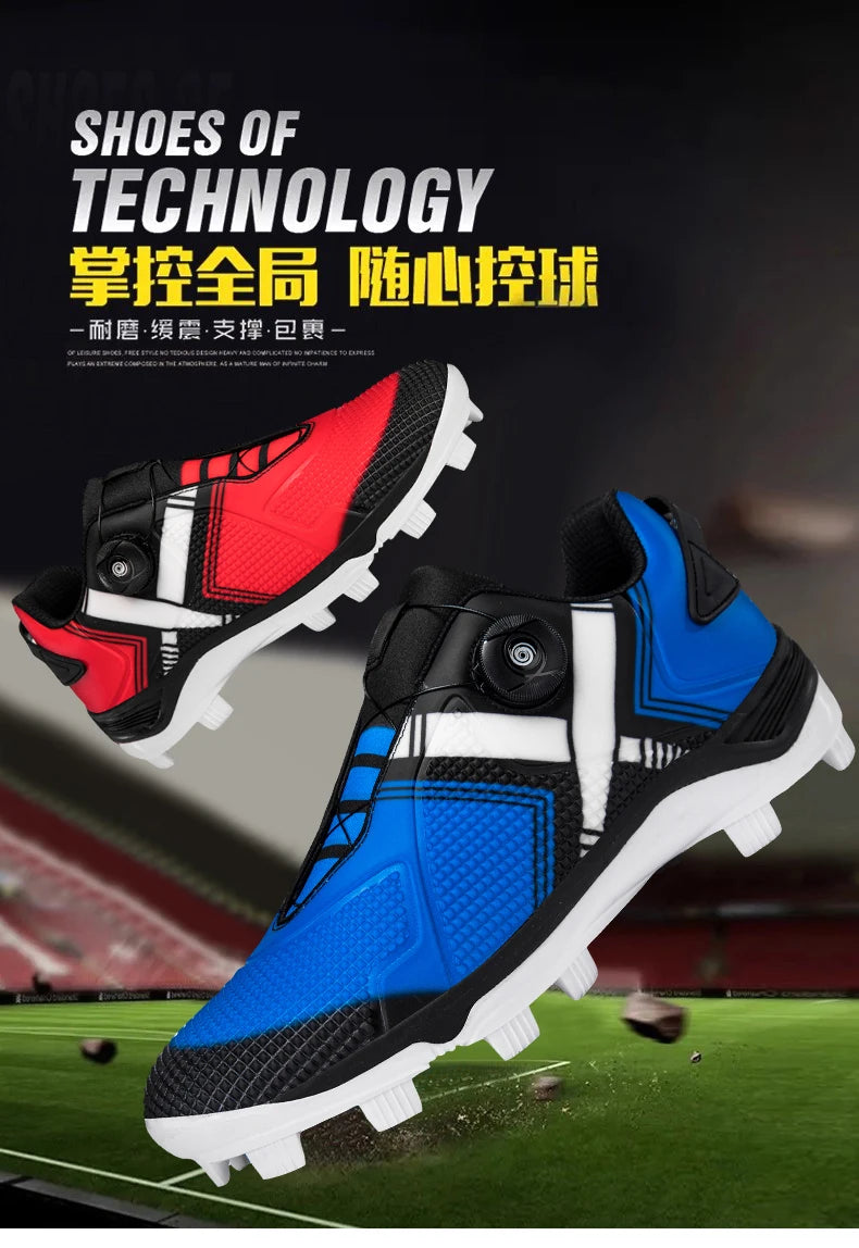 Men's Baseball Shoes, Professional Softball Sports Shoes, Anti Slip Outdoor Nail Shoes, Baseball Training Shoes Sizes 38-45