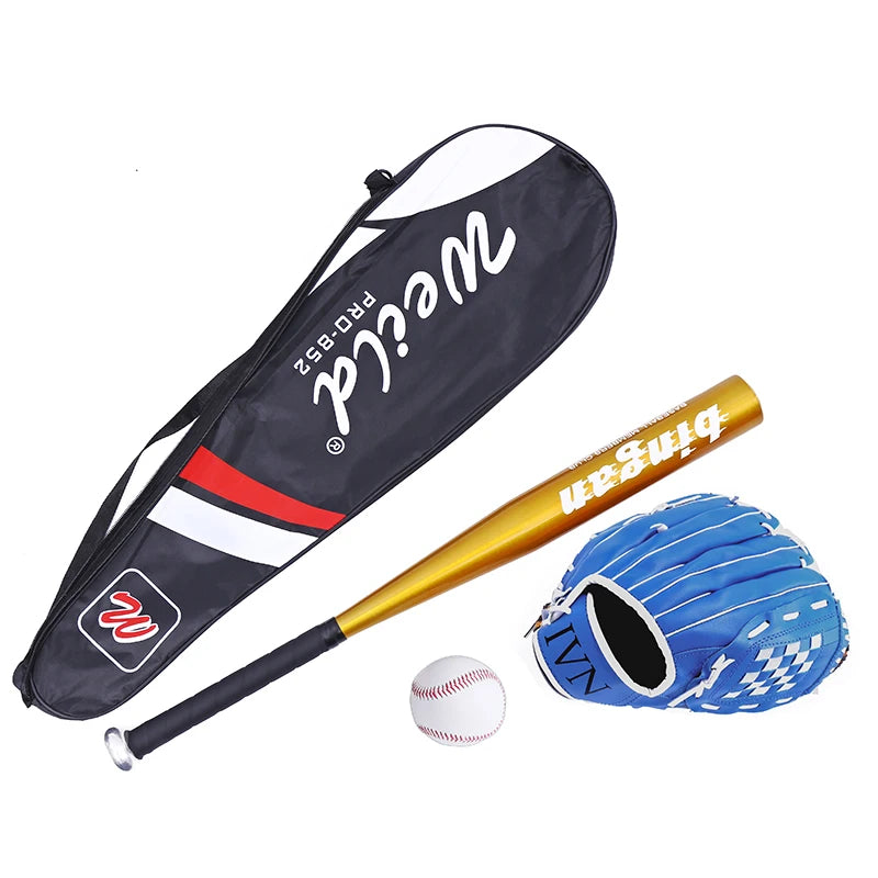 Children's Baseball Set Practice Bat Sofall Glove Home Run Base Ball Equipment for Kids Sports Fitn Fans Supplies