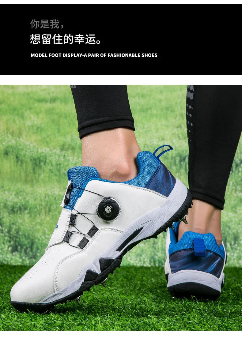 New Style Couple Baseball Shoes Non Slip Outdoor Spiked Sneakers Comfortable Softball Training Shoes Low Top Outdoor Sneakers