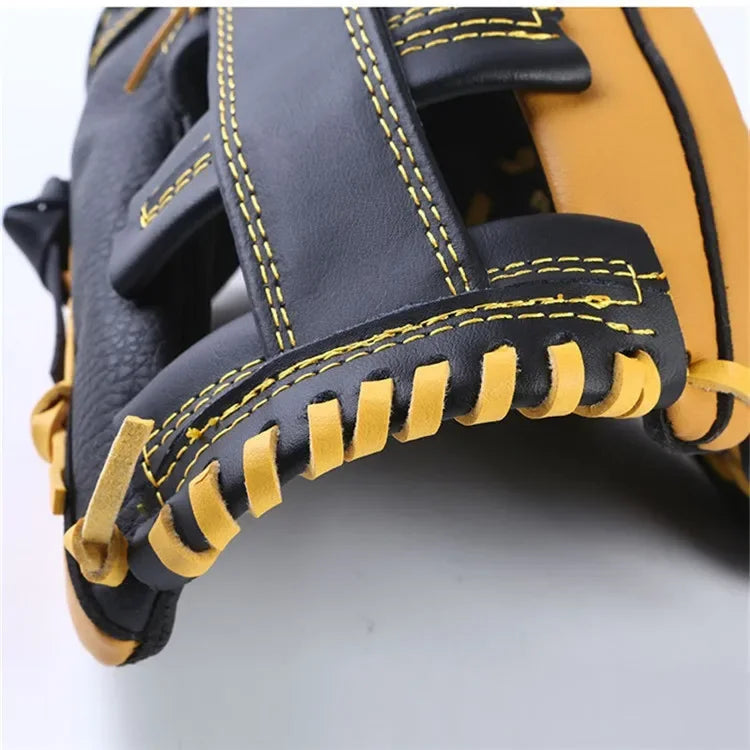 Professional Genuine Leather Baseball Gloves (11.5/12.5inch) - For Youths & Adults Ideal Softball Training & Catcher Mitt Gear