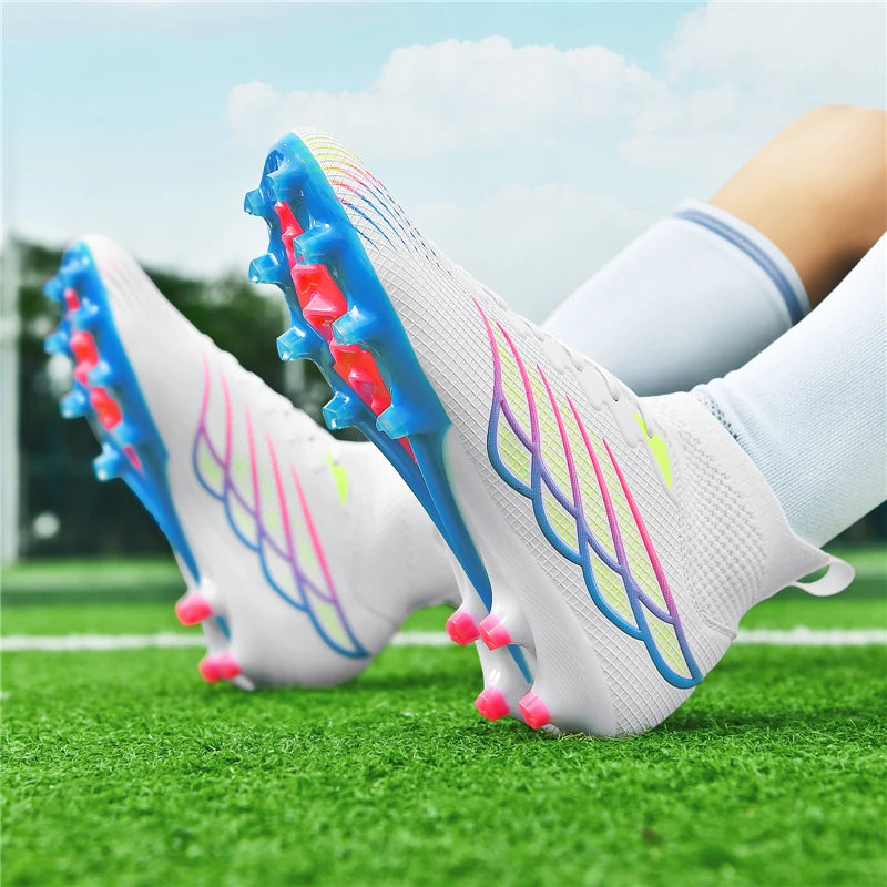 2025 New Softball Shoes for Men High Top Baseball Sneakers Women Comfortable Baseball Shoes Wear-Resisting Outdoor Sneakers