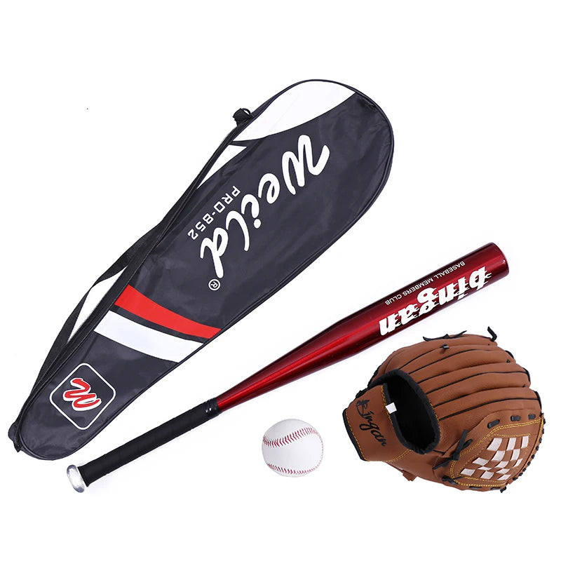 Children's Baseball Set Practice Bat Sofall Glove Home Run Base Ball Equipment for Kids Sports Fitn Fans Supplies