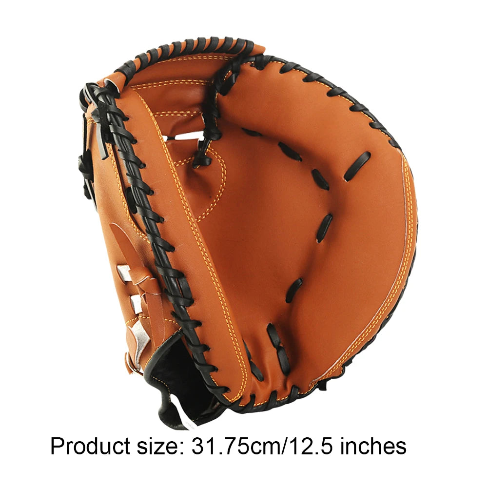 Baseball Glove PU Leather Baseball Mitt Thicken Baseball Fielding Glove Wear-resistant Softball Glove for Youth Adults Practice