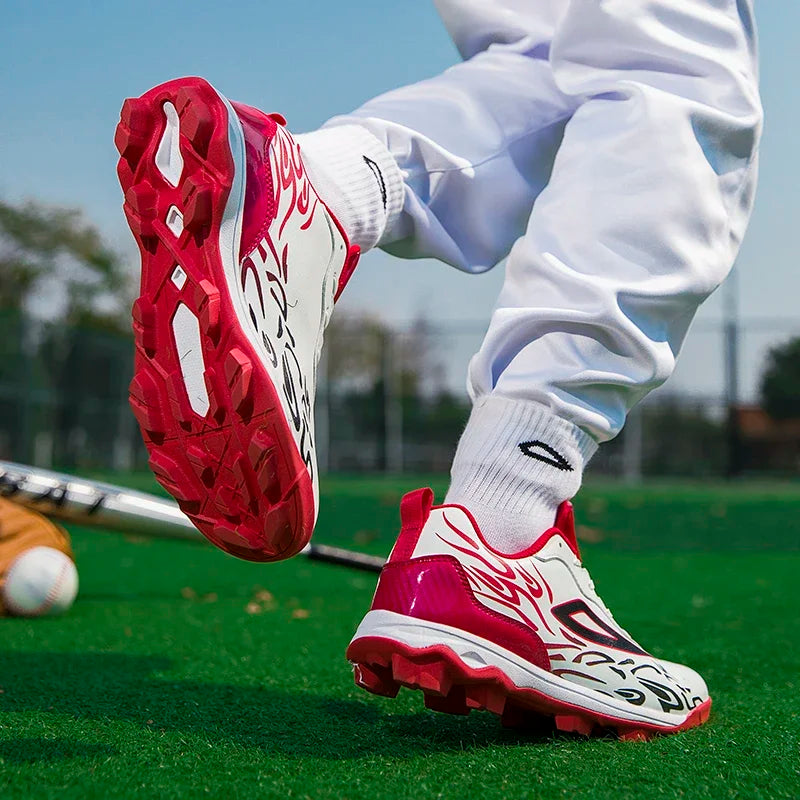 Mens Baseball Shoes Rugby Sneakers Womens Anti-slip Sneakers Beginner Cricket Shoes Athletic Training Shoes