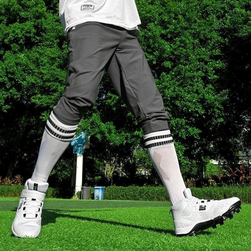 2025 New Arrival Baseball Shoes for Men Black White Court Shoes Mens Mesh Breathable Sports Shoe Outdoor Lawn Baseball Shoe Man