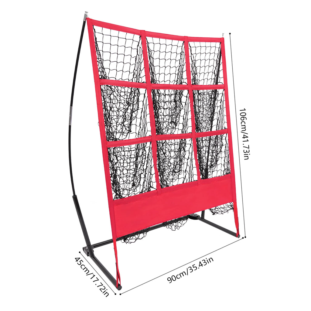 9-Grid Baseball Training Net, High-Quality Materials, Improves Aiming Skills, For Home Backyard Field, Ideal Gift For Fans