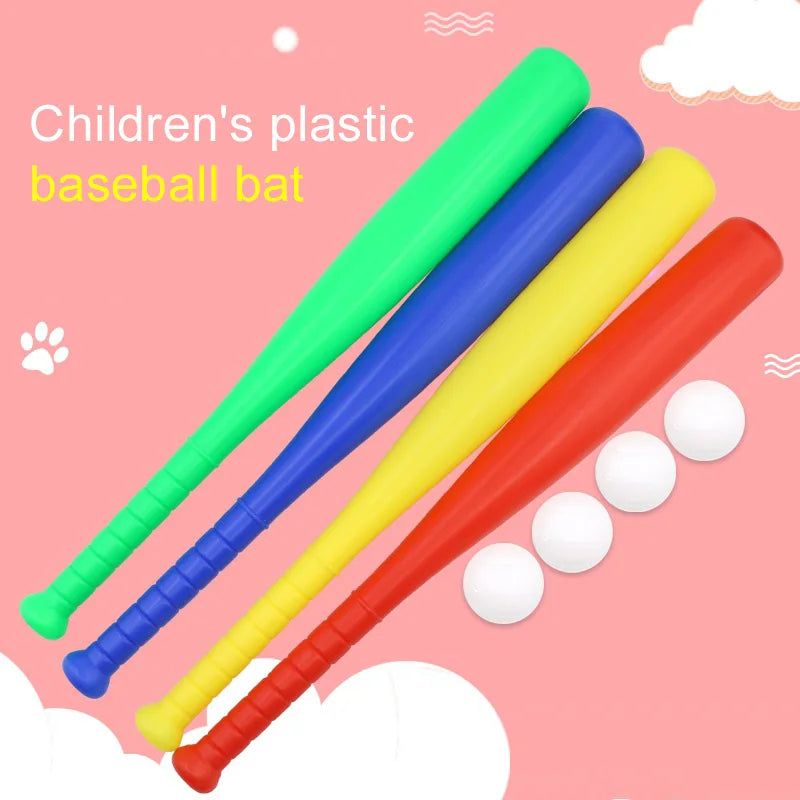 Mini Baseball Bat Plastic Lightweight Outdoor Indoor Sports Fitness Goods Morning Exercises Training Prop Leisure Game TMZ