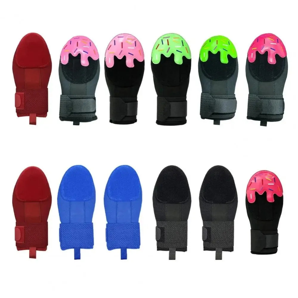 Icecream Baseball Sliding Mitt Glove Left Right Universal Protective Glove Compression Strap Adjustable Wrist Softball Glove