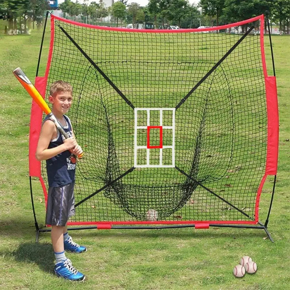 Baseball Net Zone Target Zone Target Strike Adjustable Baseball Net with Strike Zone Target Training Aid for Softball Baseball