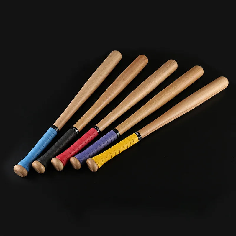 Wood Baseball Bat And Softball Gloves Ball Youth Children 21inch Outdoor Sports Home Person Self-Defense Gear