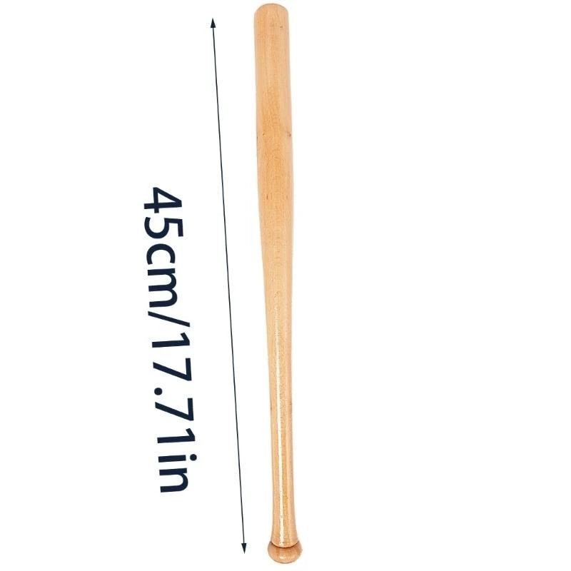 Wood Baseball Bat 18 Inch Wooden Baseball Softball Bat Unfinished Mini Baseball Bat For Adult Baseball Sports Training