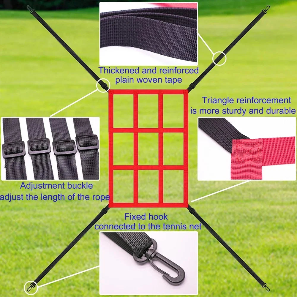 Adjustable Baseball Strike Target Net Baseball Softball Pitching Training Hitting Zone Target Net Baseball Training Equipment