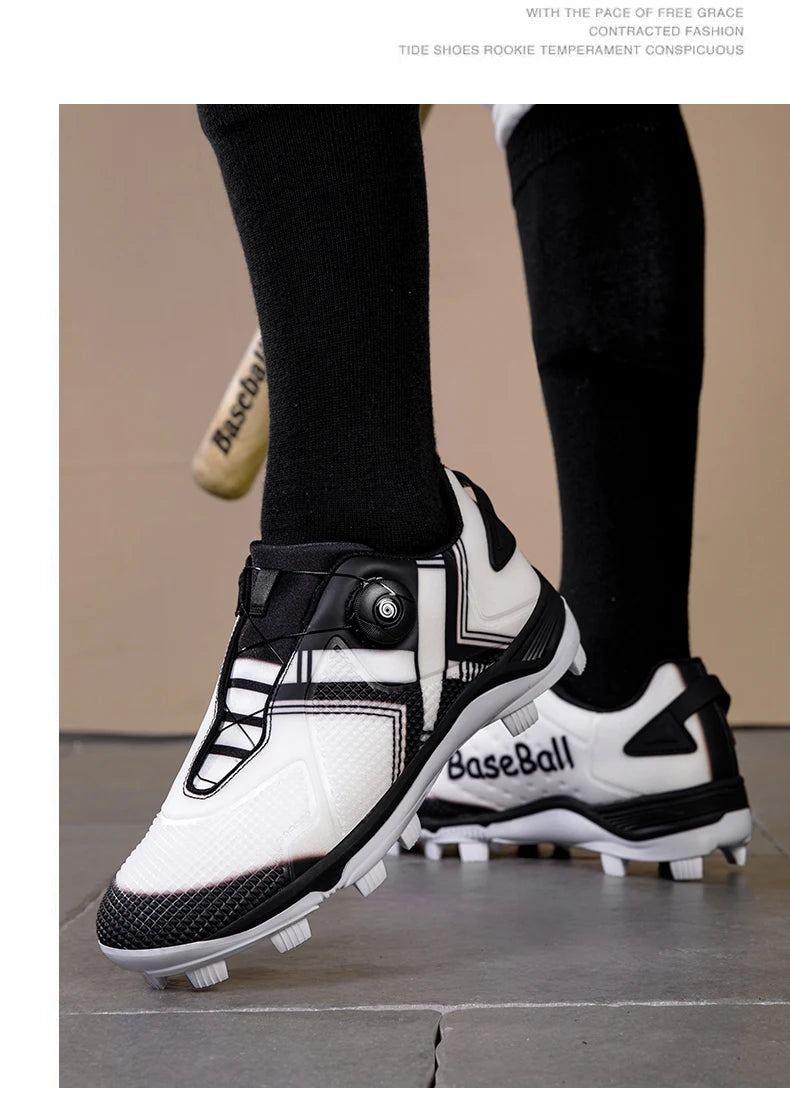 Men's Baseball Shoes, Professional Softball Sports Shoes, Anti Slip Outdoor Nail Shoes, Baseball Training Shoes Sizes 38-45