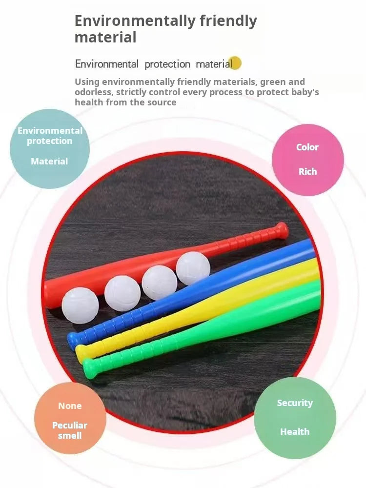 Children's Baseball Bat, Designed For Physical Fitness And Safety. Made From Eco-Friendly Materials, Odorless And Safe For Healt