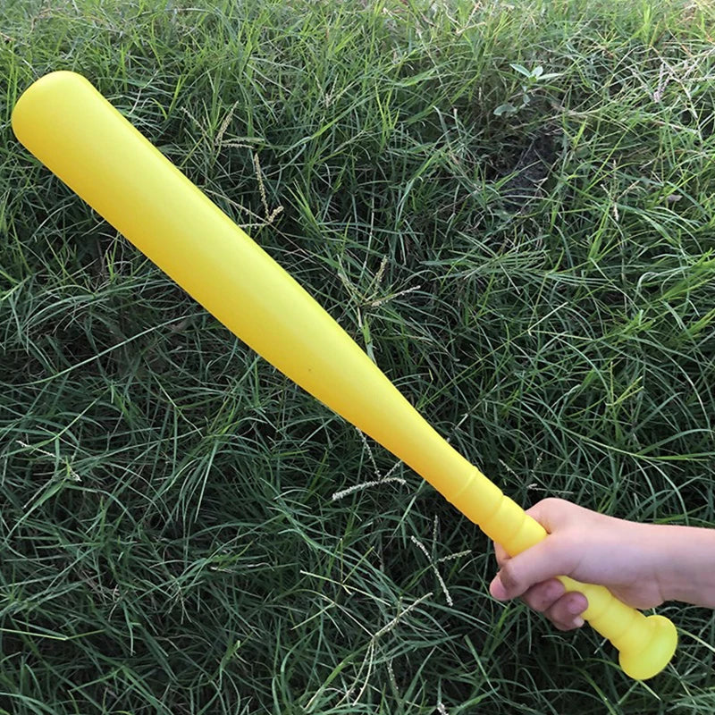 Baseball Set Colorful Plastic Baseball Bat with Ball Outdoor Park Portable Lightweight Fun Sport Game Batting Skill Practice ZYF