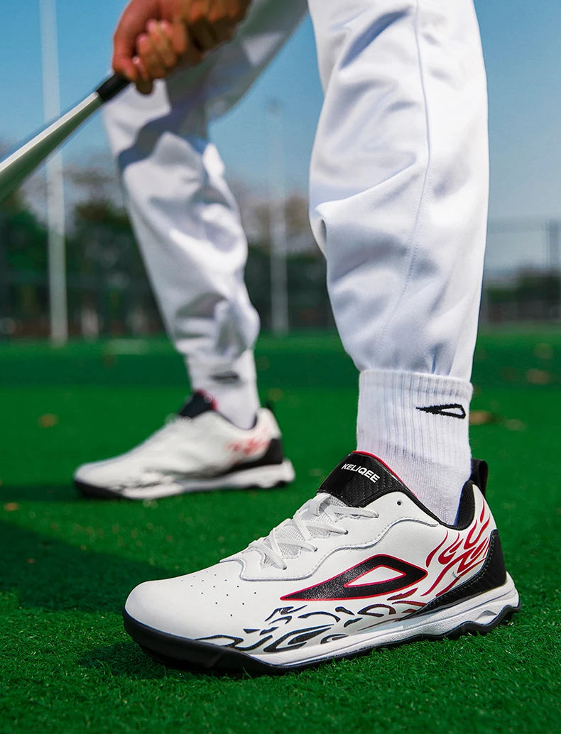 2025 New Men Baseball Sneakers Professional Softball Sport Shoes Non Slip Spiked Sneakers Comfortable Baseball Training Shoes