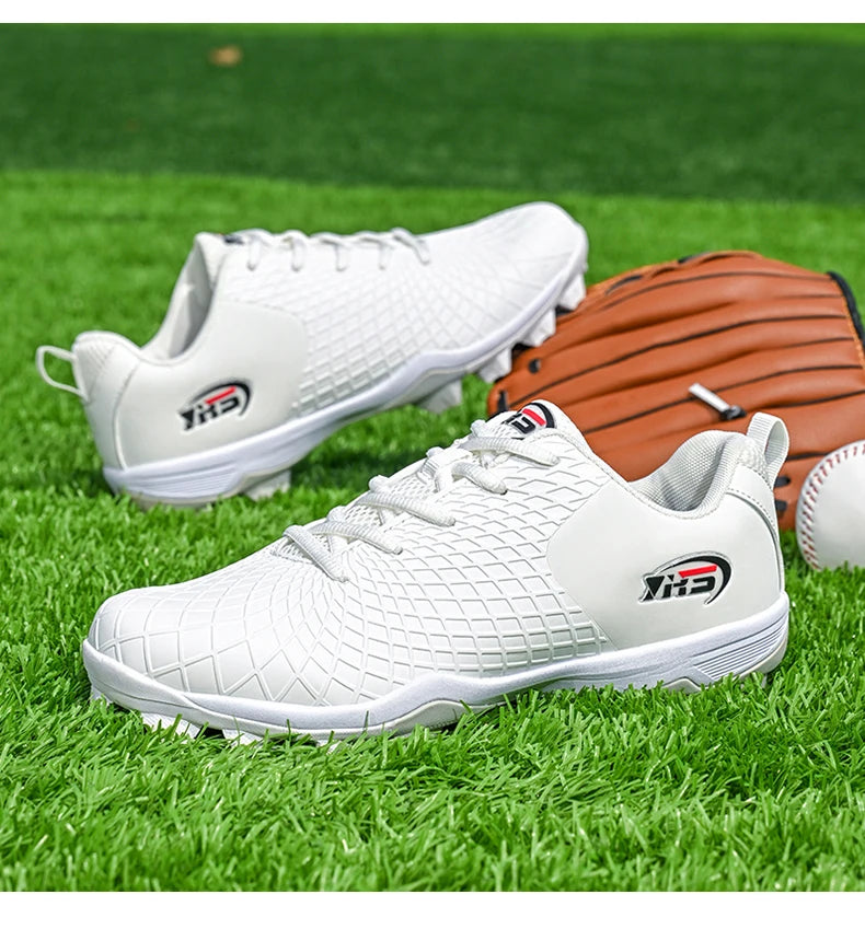 Men's Baseball Shoes, Outdoor Anti Slip Rugby Shoes, Beginner's Board Shoes, Sports Training Baseball Shoes