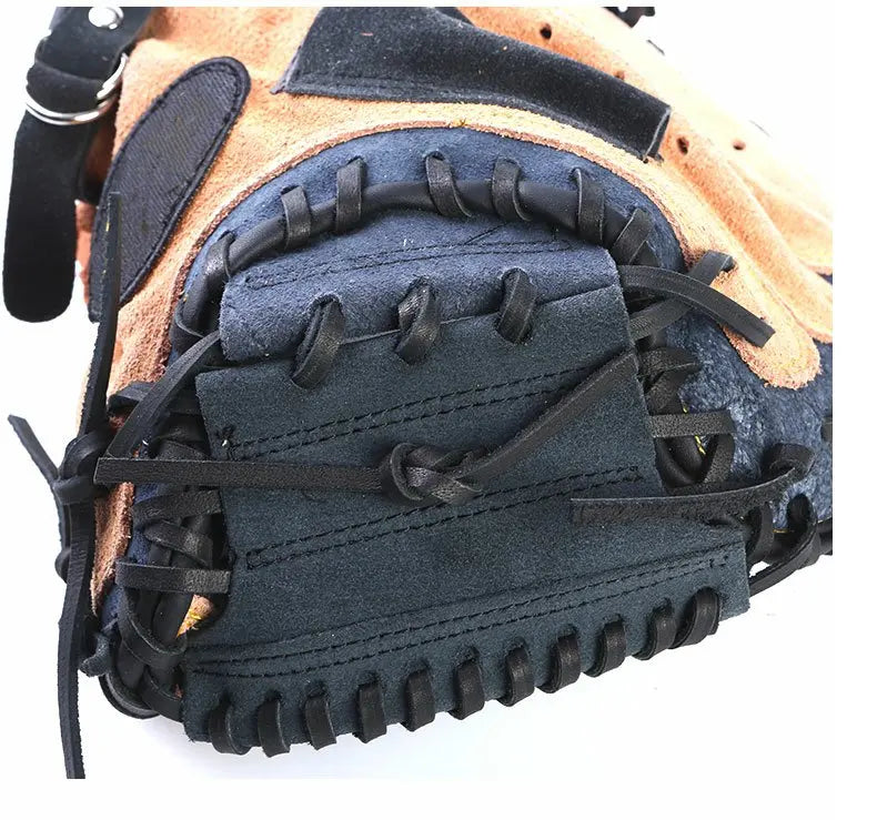 Profional Baseball Gloves Leather Adult Infield Pitcher Sofall Gloves Full Cowhide Training Sports Fans Supplies
