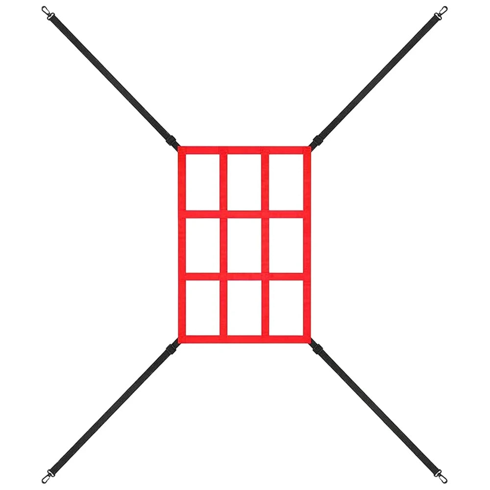 Adjustable Baseball Strike Target Net Baseball Softball Pitching Training Hitting Zone Target Net Baseball Training Equipment