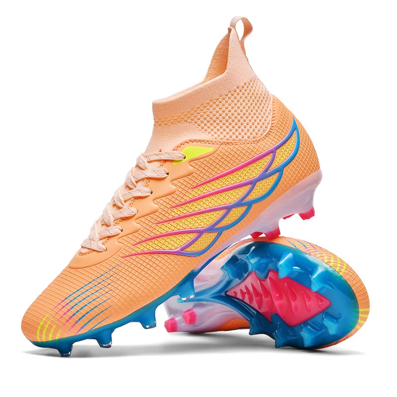 2025 New Softball Shoes for Men High Top Baseball Sneakers Women Comfortable Baseball Shoes Wear-Resisting Outdoor Sneakers