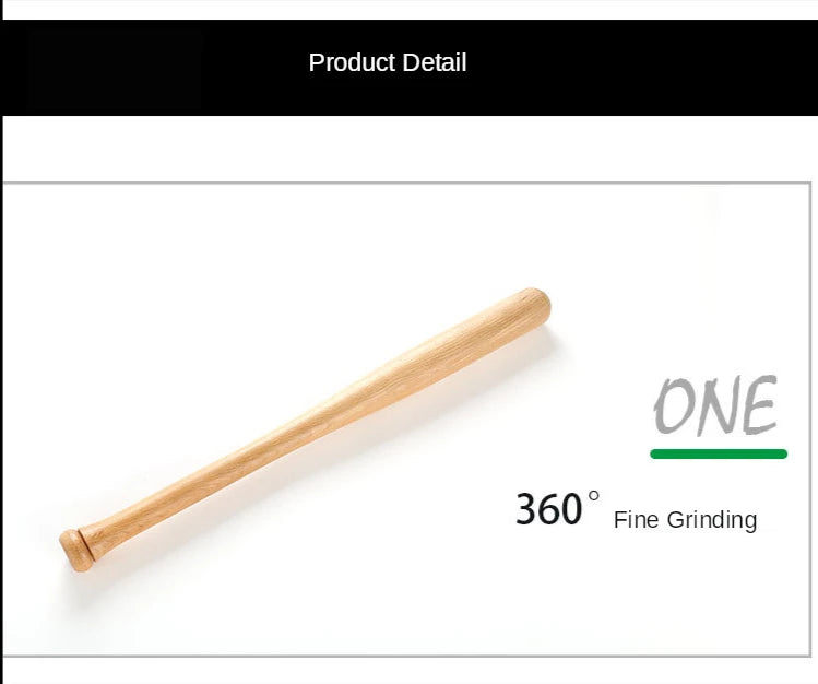 Wood Baseball Bat And Softball Gloves Ball Youth Children 21inch Outdoor Sports Home Person Self-Defense Gear