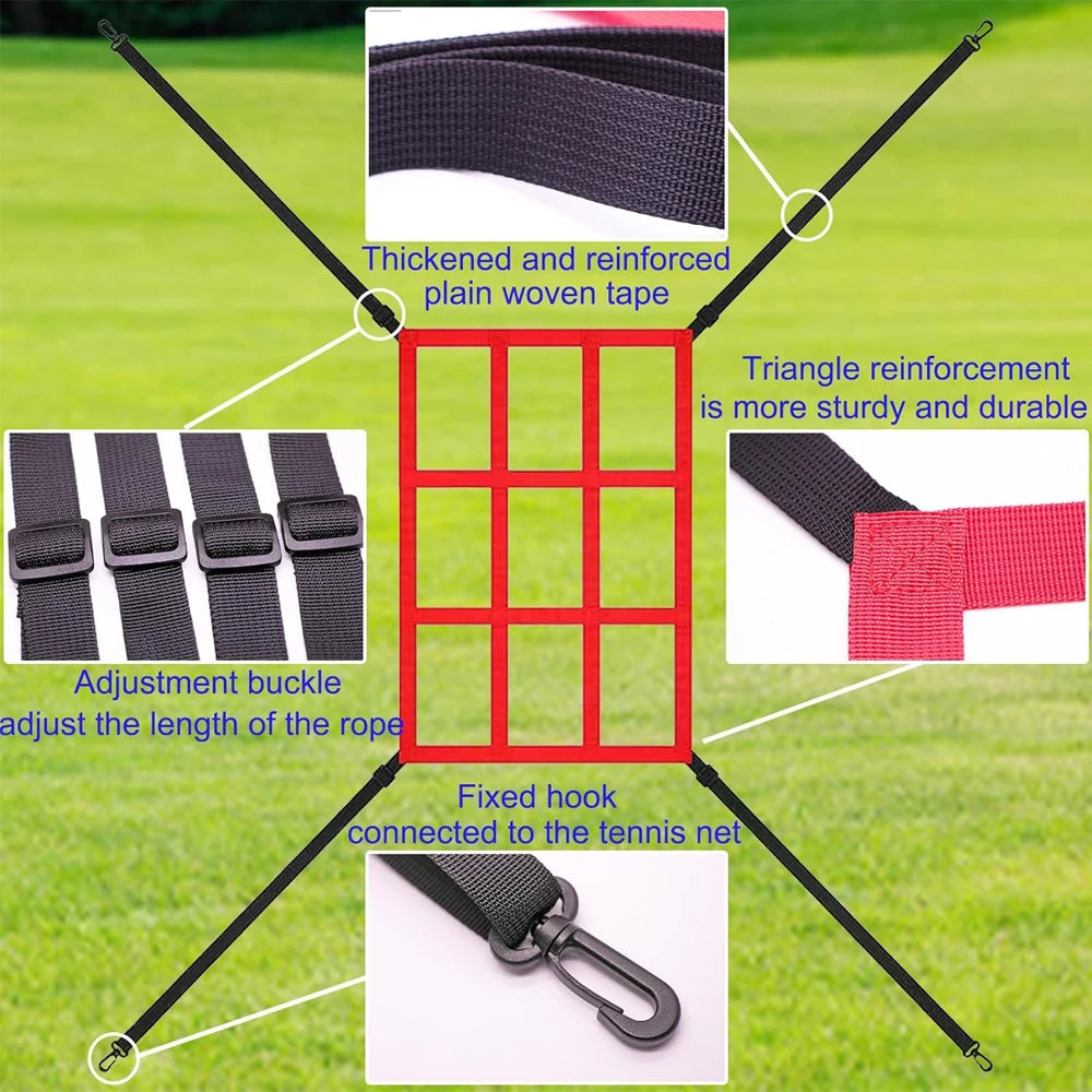 Adjustable Baseball Strike Target Net Baseball Softball Pitching Training Hitting Zone Target Net Baseball Training Equipment