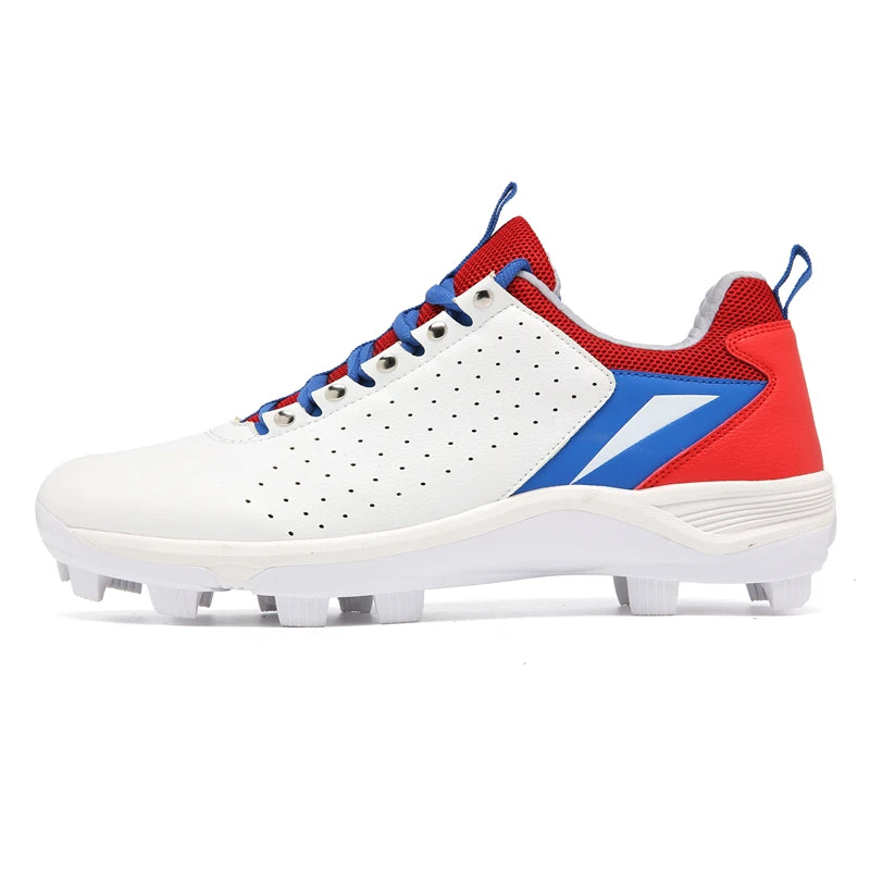 Men's Baseball Shoes Training Long Spikes Softball Shoes Non-slip Cleats And Turf Softball Sneakers Baseball Sneakers