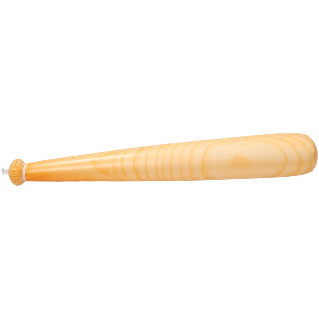 PVC Wood Grain Inflatable Baseball Bat Lightweight Portable Safe Reliable Toy For Sports Party Favors Outdoor Indoor Games Team