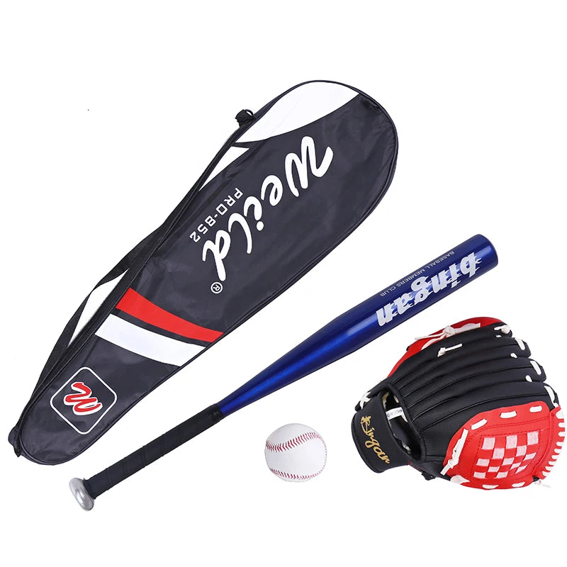 Children's Baseball Set Practice Bat Sofall Glove Home Run Base Ball Equipment for Kids Sports Fitn Fans Supplies