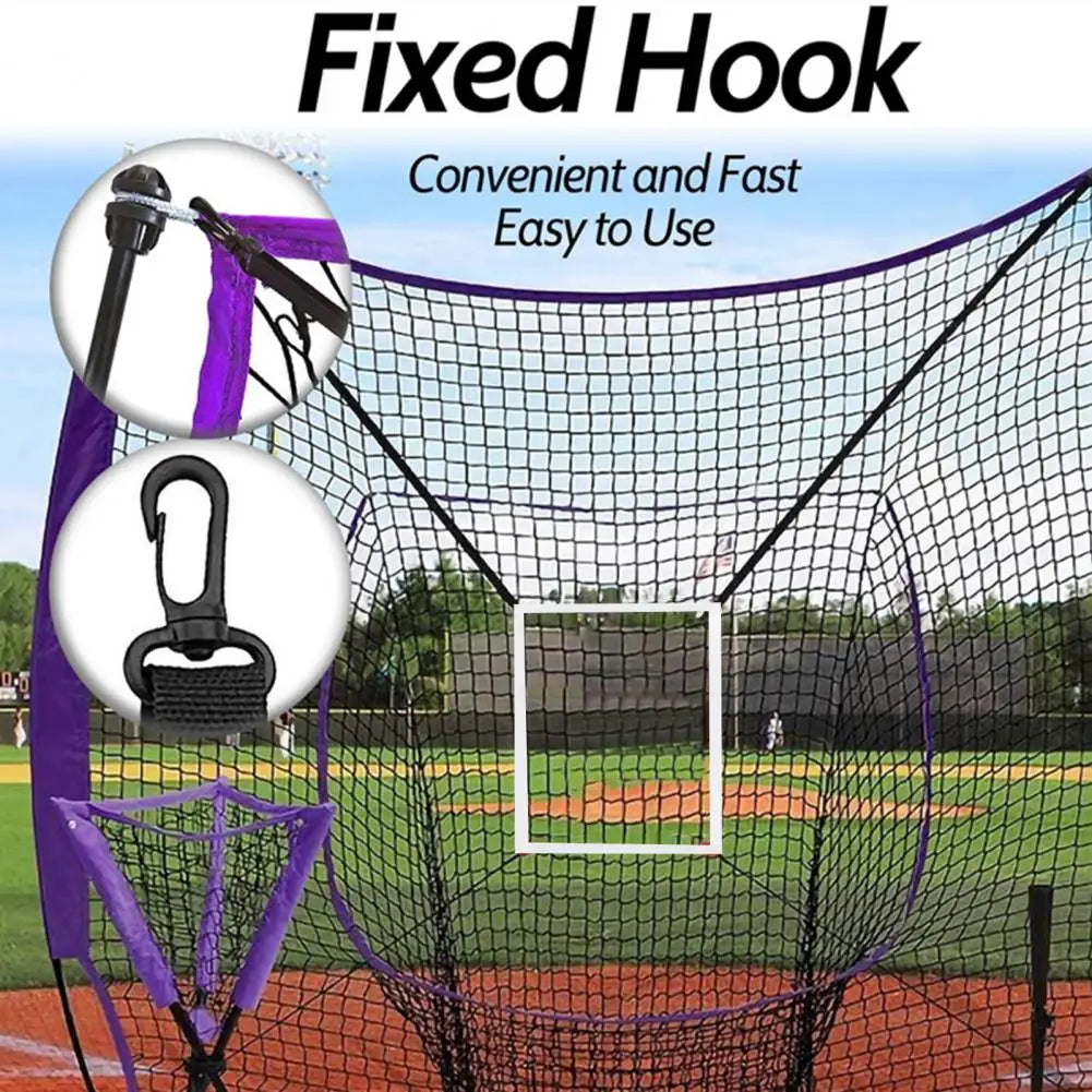 Baseball Backstop Net Portable Baseball Practice Net Hitting Pitching Batting Training Net Baseball Accessories