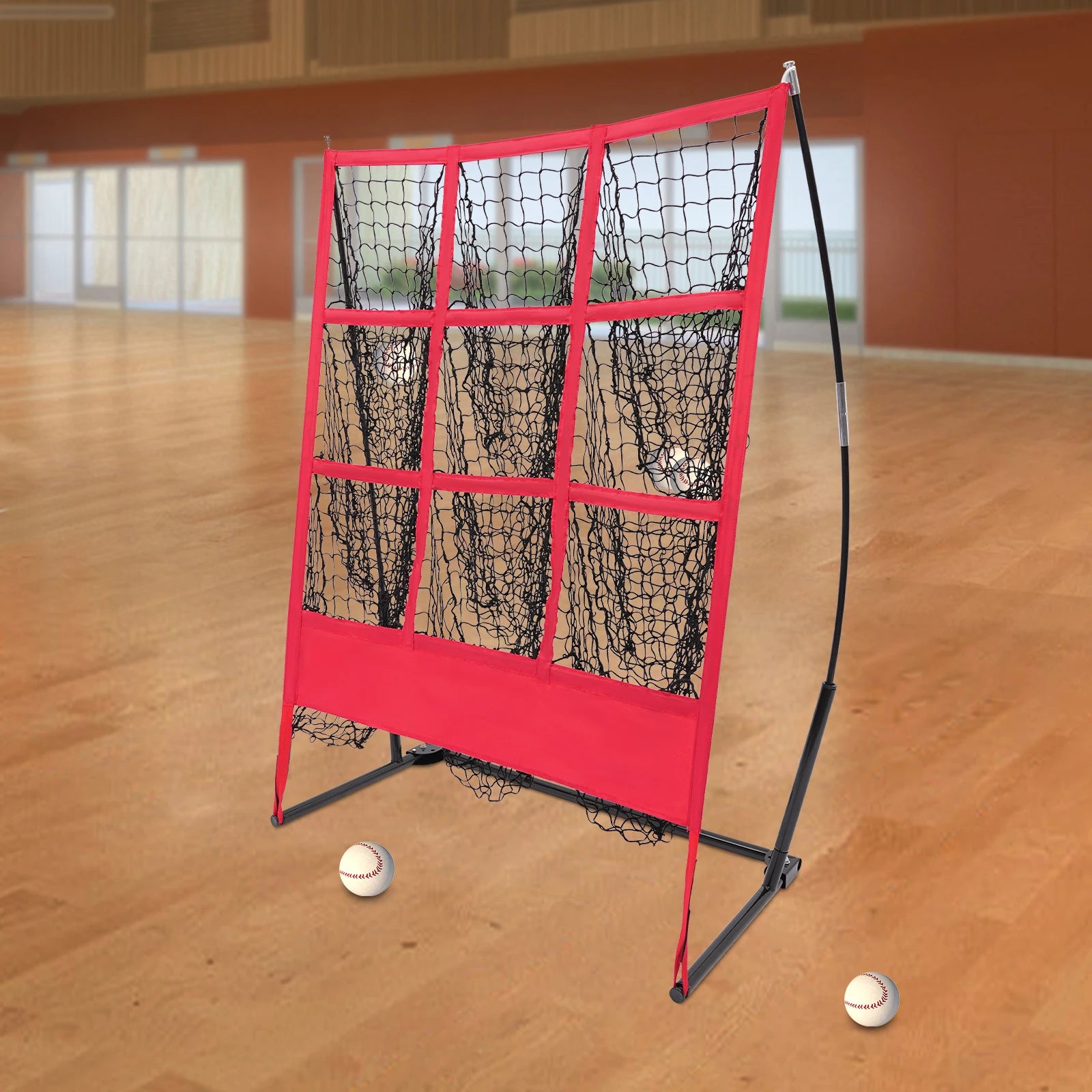 9-Grid Baseball Training Net, High-Quality Materials, Improves Aiming Skills, For Home Backyard Field, Ideal Gift For Fans