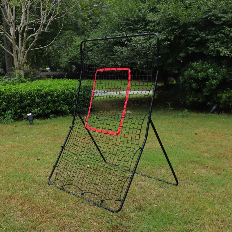 Baseball Rebounder Pitchback Net, Portable Softball Rebounder, Baseball Rebound Net Baseball Trainer for Volleyball
