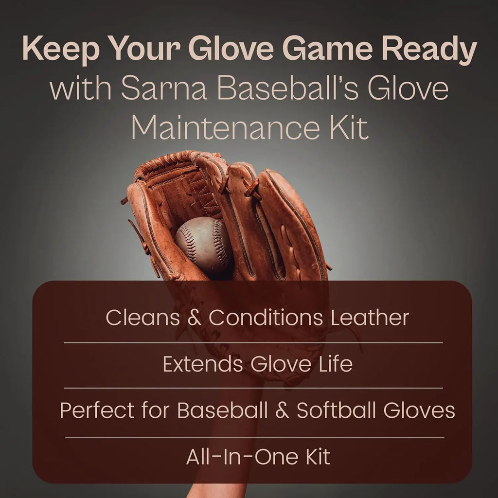 Glove Leather Conditioner - Use on Baseball Gloves, Softball Gloves, and Other Leather Sports Equipment Portable
