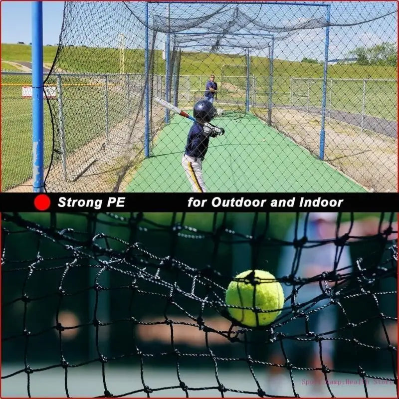 Multipurpose Baseball Training Net Sport Netting Barrier for Softball Hockey