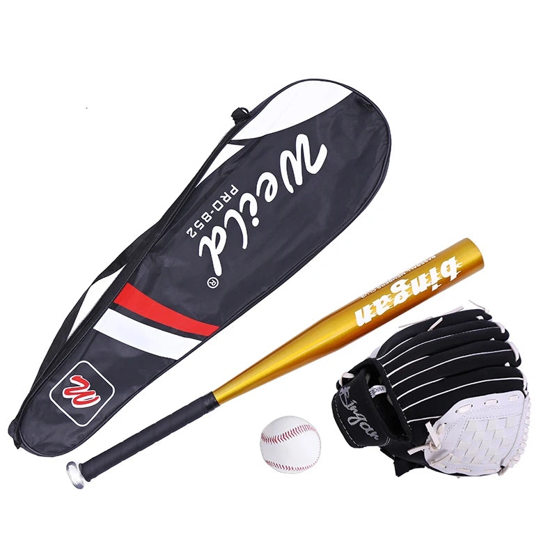 Children's Baseball Set Practice Bat Sofall Glove Home Run Base Ball Equipment for Kids Sports Fitn Fans Supplies