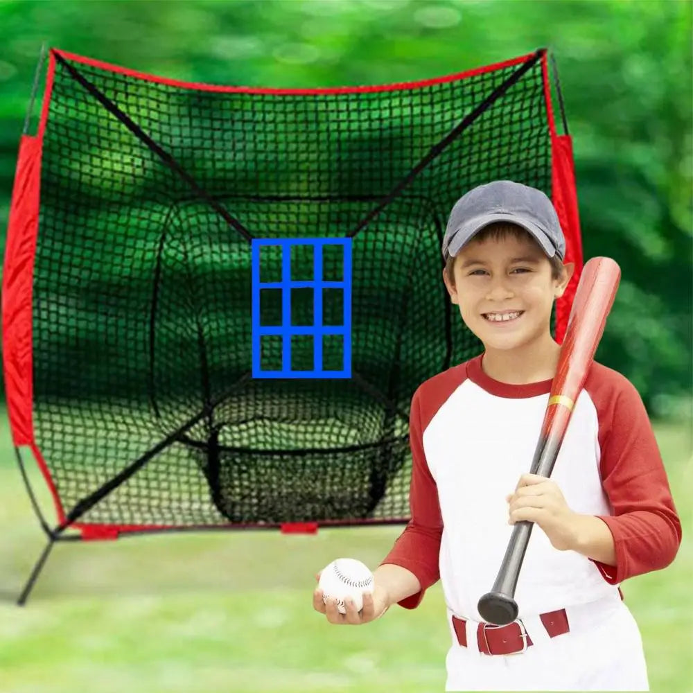 Baseball Softball Practice Net Portable Hitting Pitching Batting Training Net Baseball Backstop Net Backstop Screen Equipment