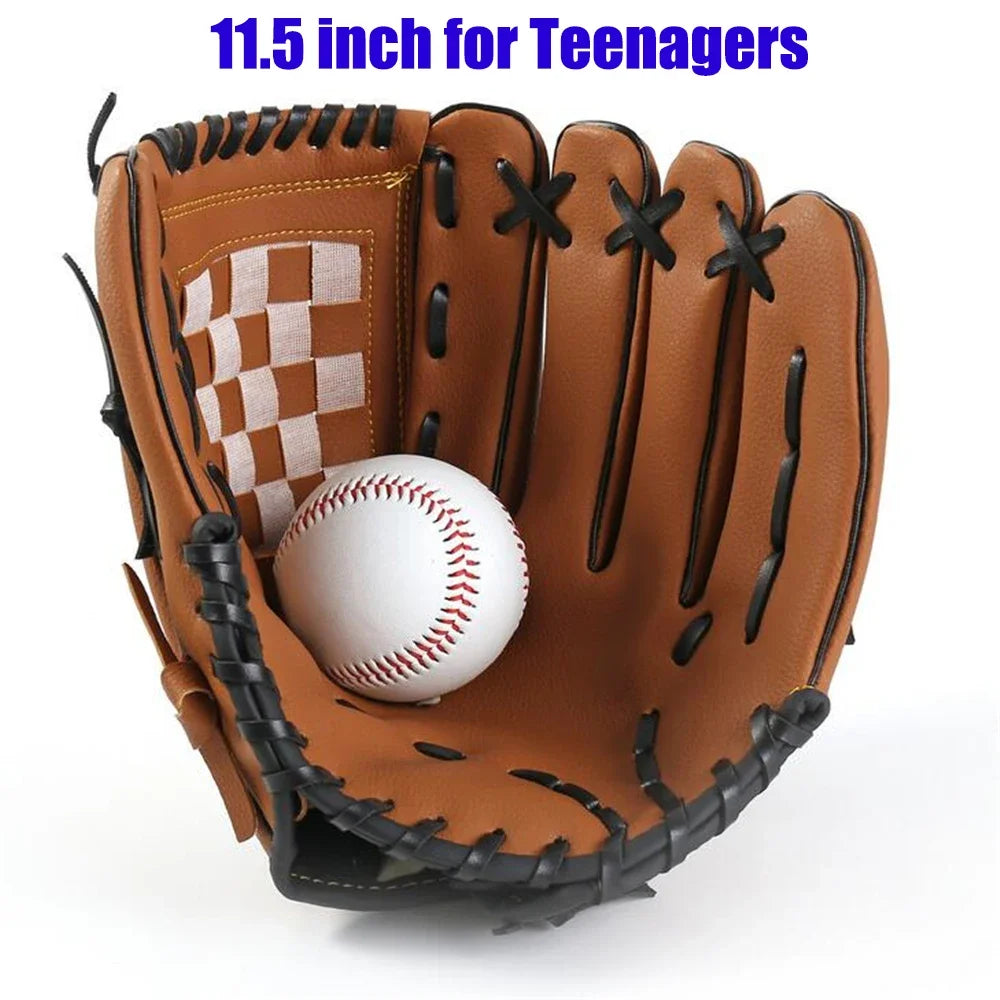 Outdoor Sport Baseball Glove Softball Practice Equipment Size 9.511.5/12.5 Left Hand For Kids/Adults Man Woman Training